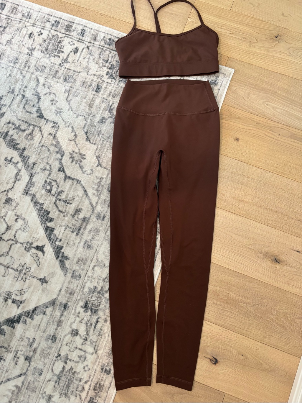 Azur Fit Brown Matching Workout Set